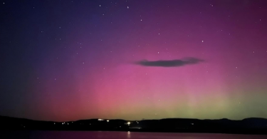 New York Northern Lights, auroras over the Catskills and Ulster County, NY